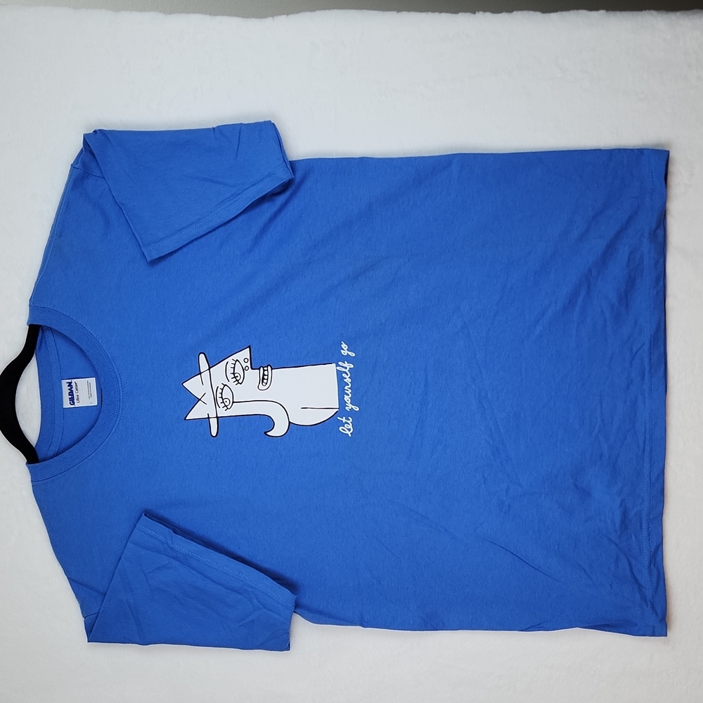 DIA Short Sleeve T-shirt Blue Size Large